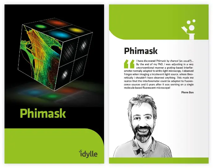 Phimask phase mask for 3D imaging