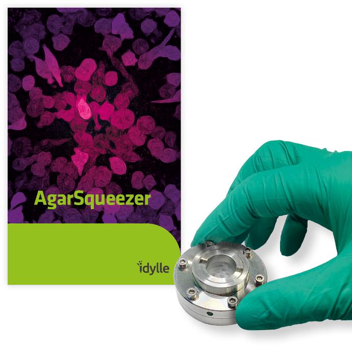 AgarSqueezer - agar-based cell compression device